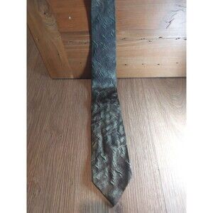 Unique villa bolgheri Textured Green Silk Tie 4 X 62